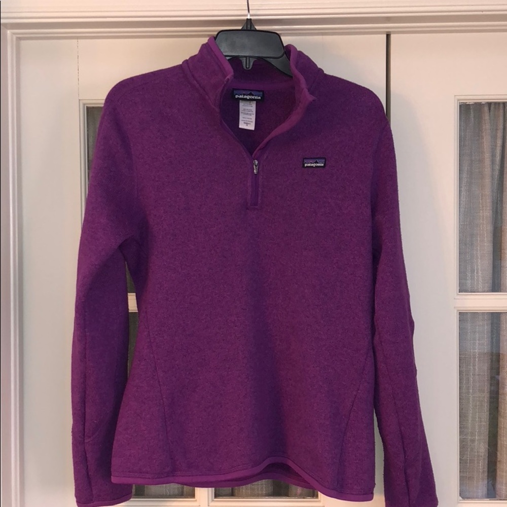 Purple Patagonia 1/4 zip